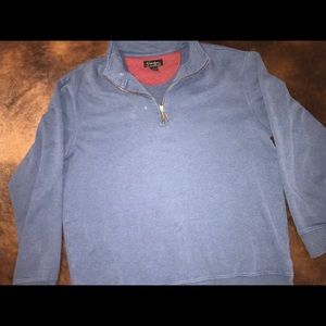 Blue Walter Hagen Golf Quarter Zip